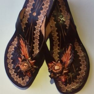 Leather Handcrafted Slippers